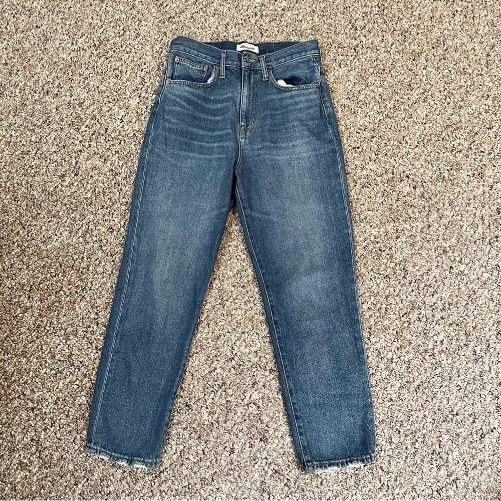 Madewell Women's “The Mom Jean” Denim (size 27; or 4)